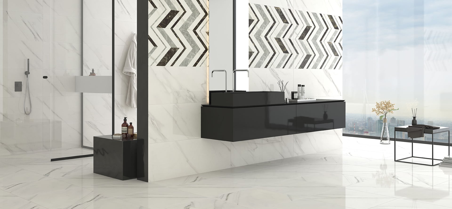 The Elegance of Marble in Halls and Bathrooms